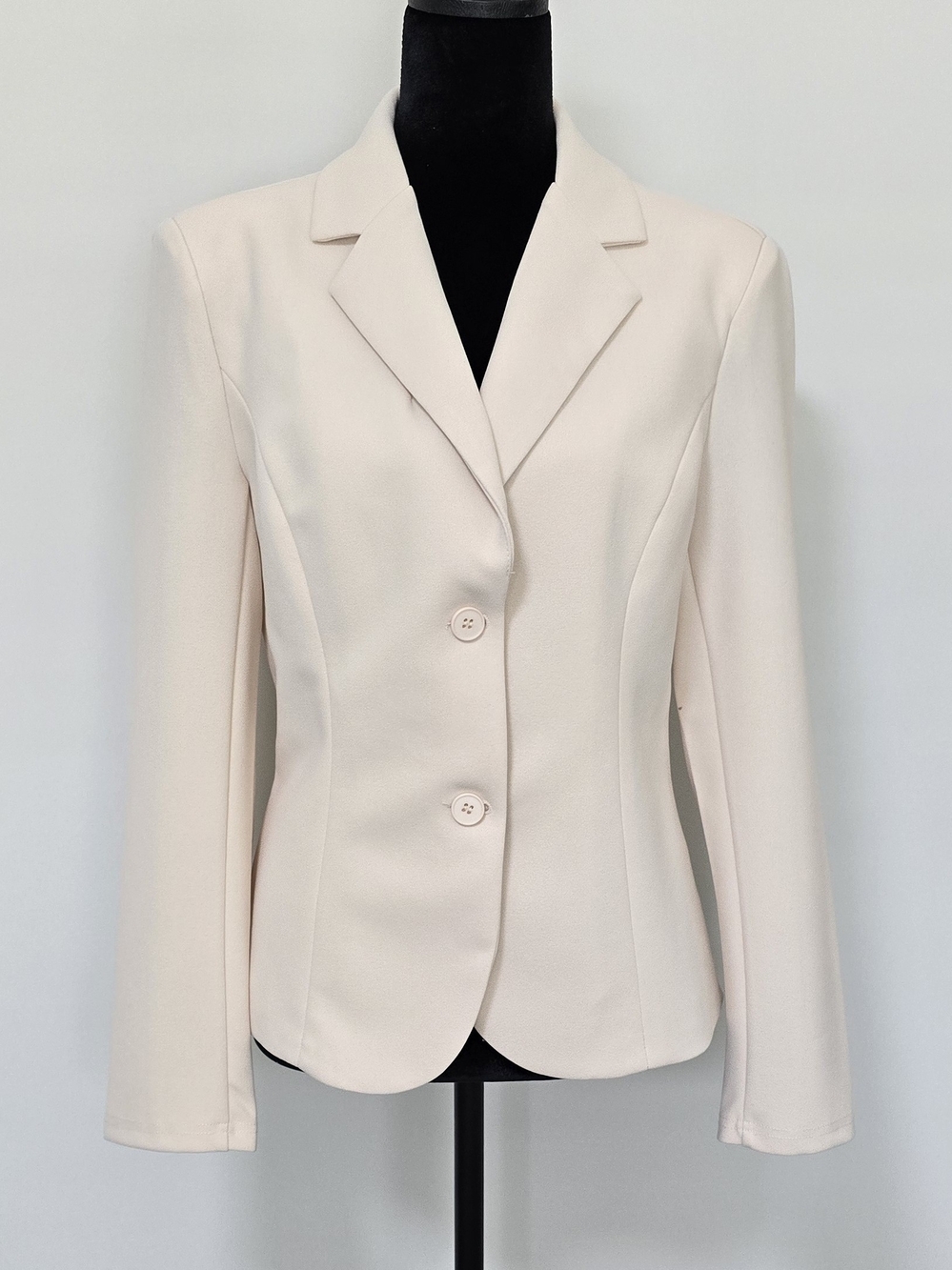 Women's Cream Tailored Blazer Jacket